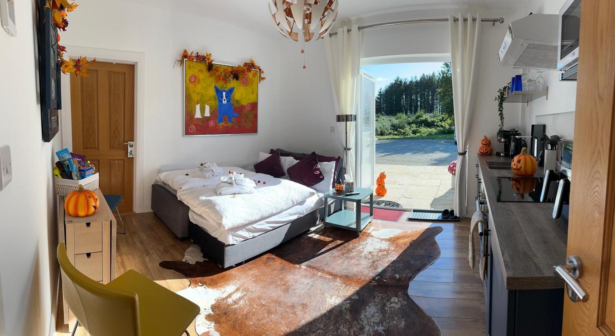 Forest Path Luxury Studio Apartment With Large Bedroom Bathroom And Sauna Sleeps Up To 4 Ballynahinch Kültér fotó